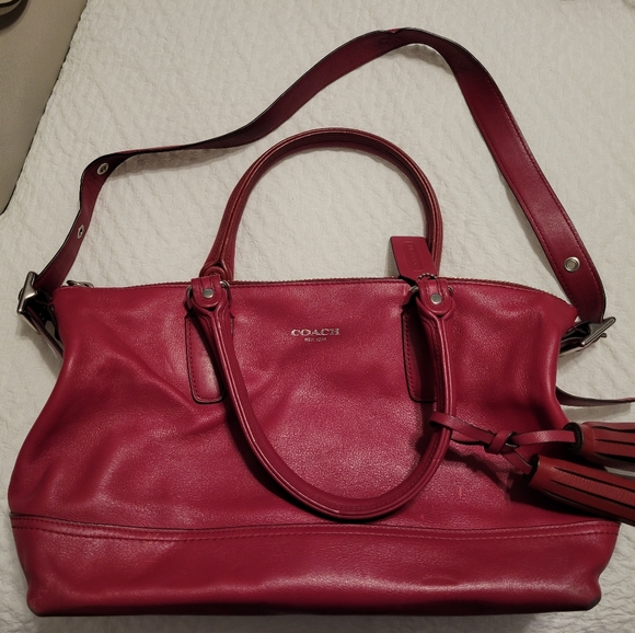 Coach Handbags - Wine color Coach Bag